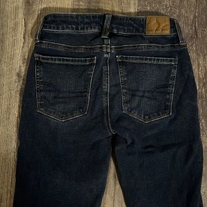 American eagle dark wash skinny jeans